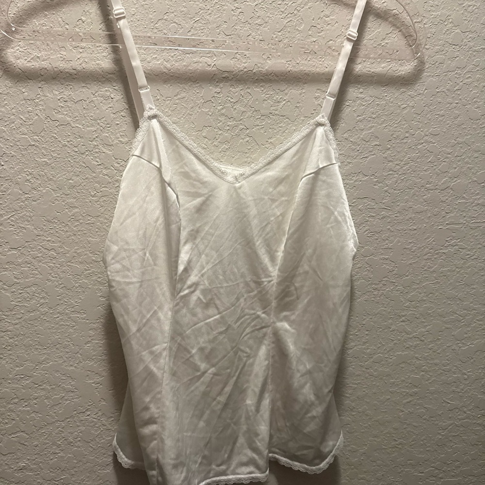 Vintage Vanity Fair White Women's Camisole Size 34/40